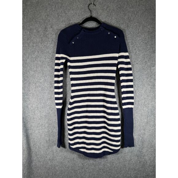 Lovers + Friends Dresses & Skirts - Lovers + Friends Dress Women Small Blue Striped Knitted Coastline Nautical Prepp